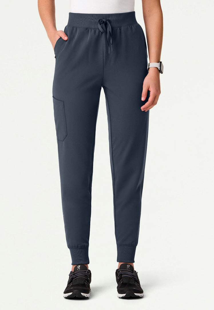 Silex Slim High Waisted Scrub Jogger - Carbon Gray