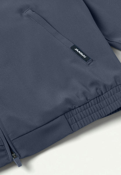 Wolfe Everyday 6-Pocket Scrub Jacket - Carbon Gray