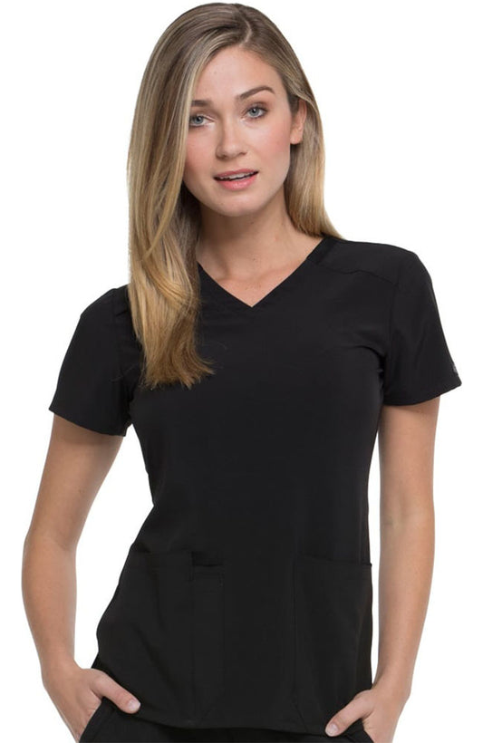 Dickies EDS Essentials Women's V-Neck Scrub Top - The Uniform Store