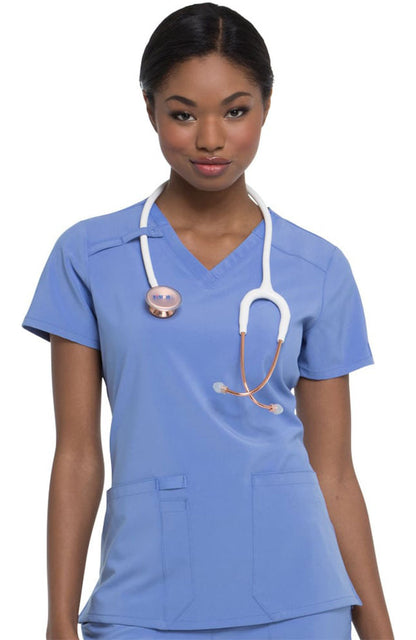 Dickies EDS Essentials Women's V-Neck Scrub Top - The Uniform Store