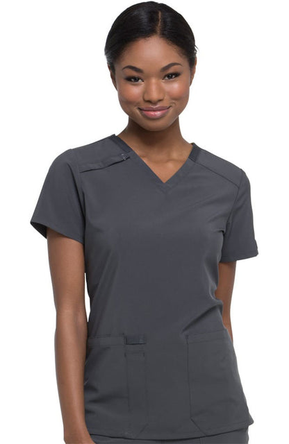 Dickies EDS Essentials Women's V-Neck Scrub Top - The Uniform Store