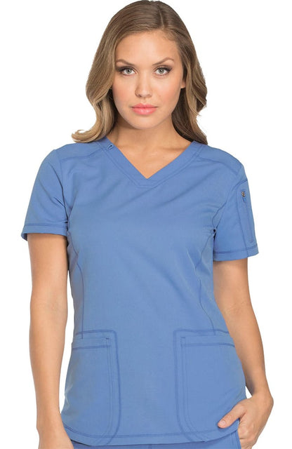 Dickies Dynamix Women's V-Neck Scrub Top - The Uniform Store