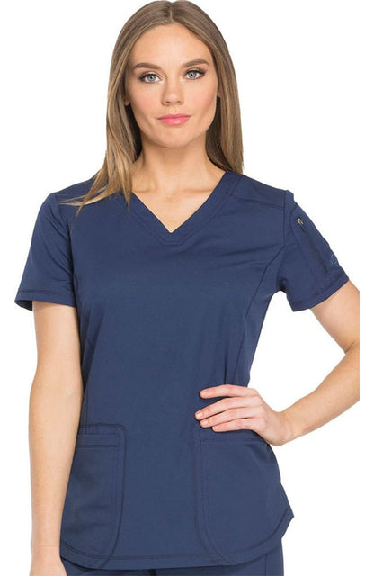 Dickies Dynamix Women's V-Neck Scrub Top - The Uniform Store