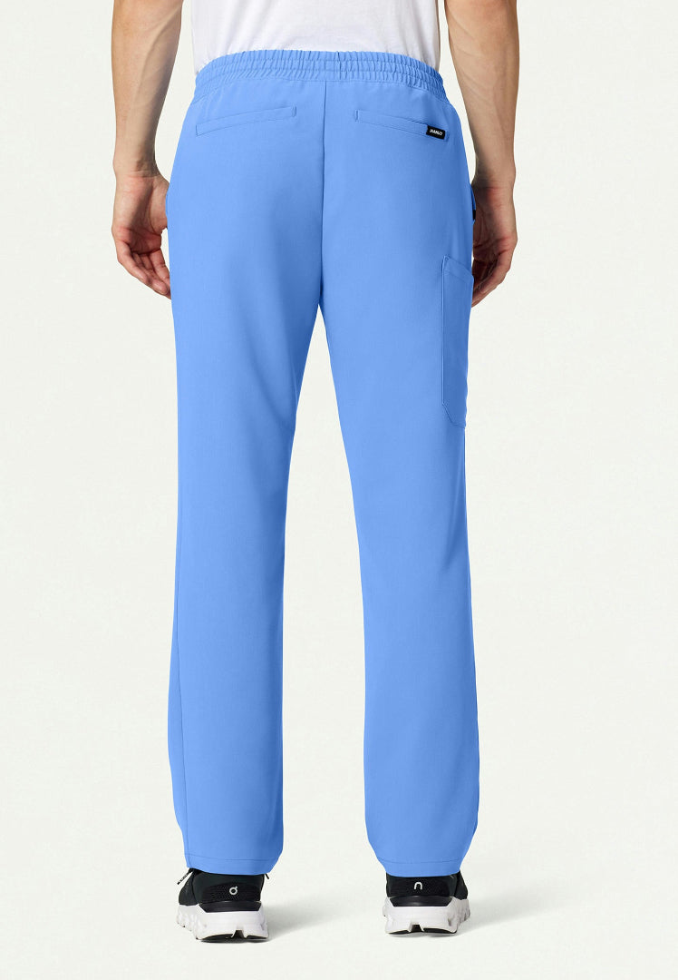 Rhodes Everyday Straight-Leg Scrub Pant - Ciel Blue