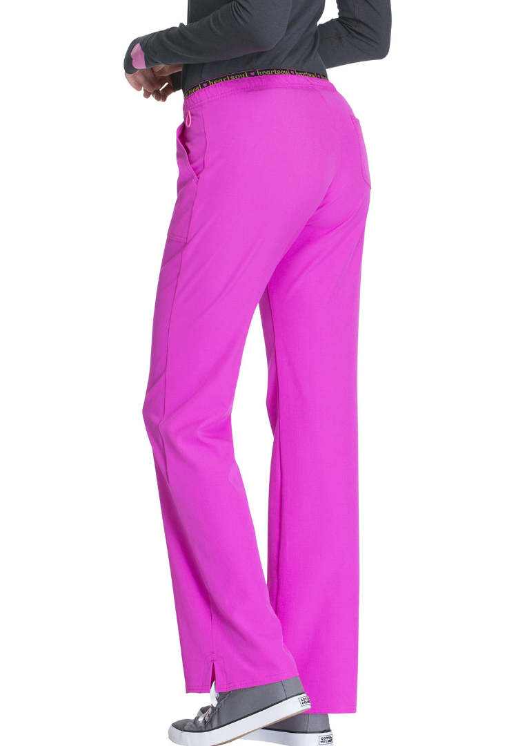 HeartSoul Low Rise Drawstring Pant - Glam Fuschia - The Uniform Store