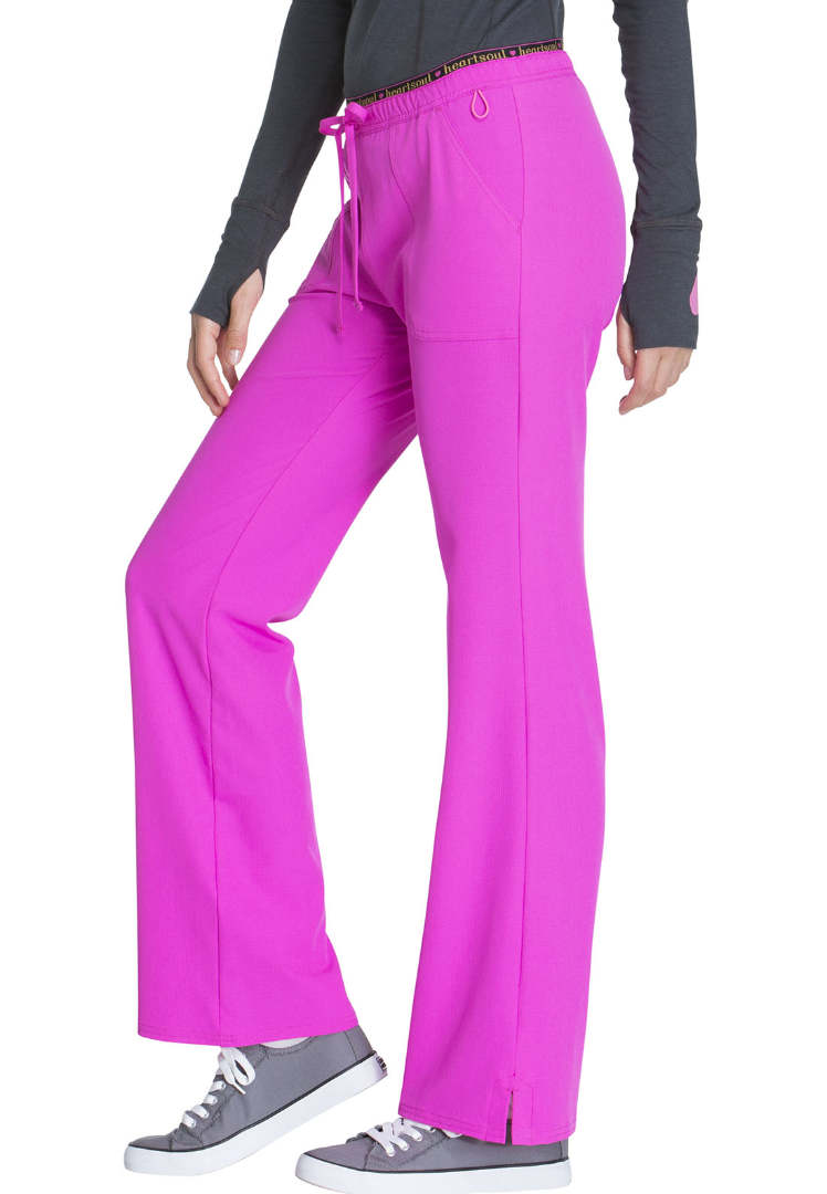 HeartSoul Low Rise Drawstring Pant - Glam Fuschia - The Uniform Store