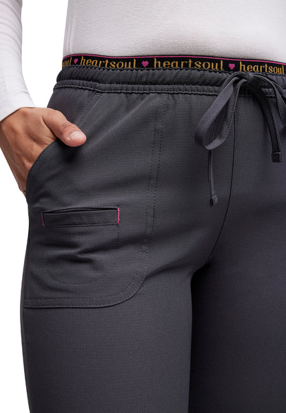 Pantalón HeartSoul de tiro bajo con cordón - Negro