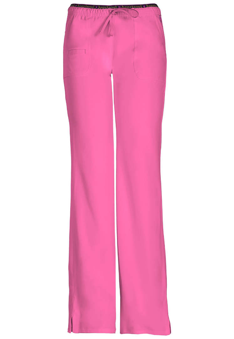 HeartSoul Low Rise Drawstring Pant - Pink Party - The Uniform Store