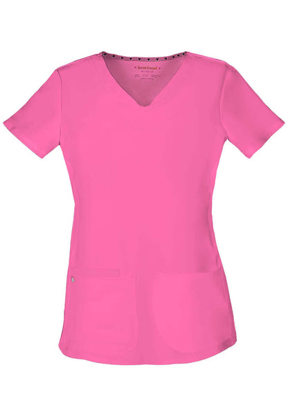 HeartSoul Shaped V-Neck Top - Pink Party