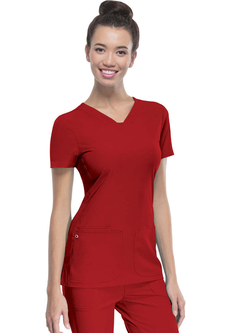 HeartSoul Shaped V-Neck Top - Red