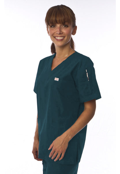 Professional Choice Uniforms - 221 Unisex V-Neck Scrub Top - Caribbean