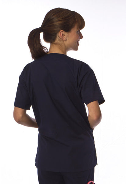 Uniformes Professional Choice - 221 Uniforme Médico Unisex con Cuello en V - Azul Marino