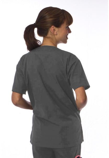 Uniformes Professional Choice - Blusa médica unisex con cuello en V 221 - Peltre
