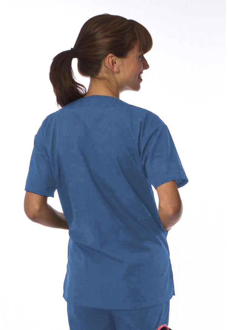 Professional Choice Uniforms - 221 Unisex V-Neck Scrub Top - Postman Blue