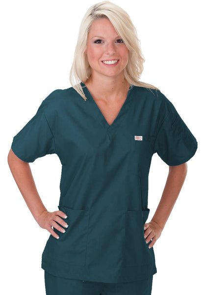 Professional Choice Uniforms - 221 Unisex V-Neck Scrub Top - Caribbean