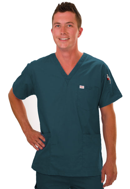 Professional Choice Uniforms - 221 Unisex V-Neck Scrub Top - Caribbean