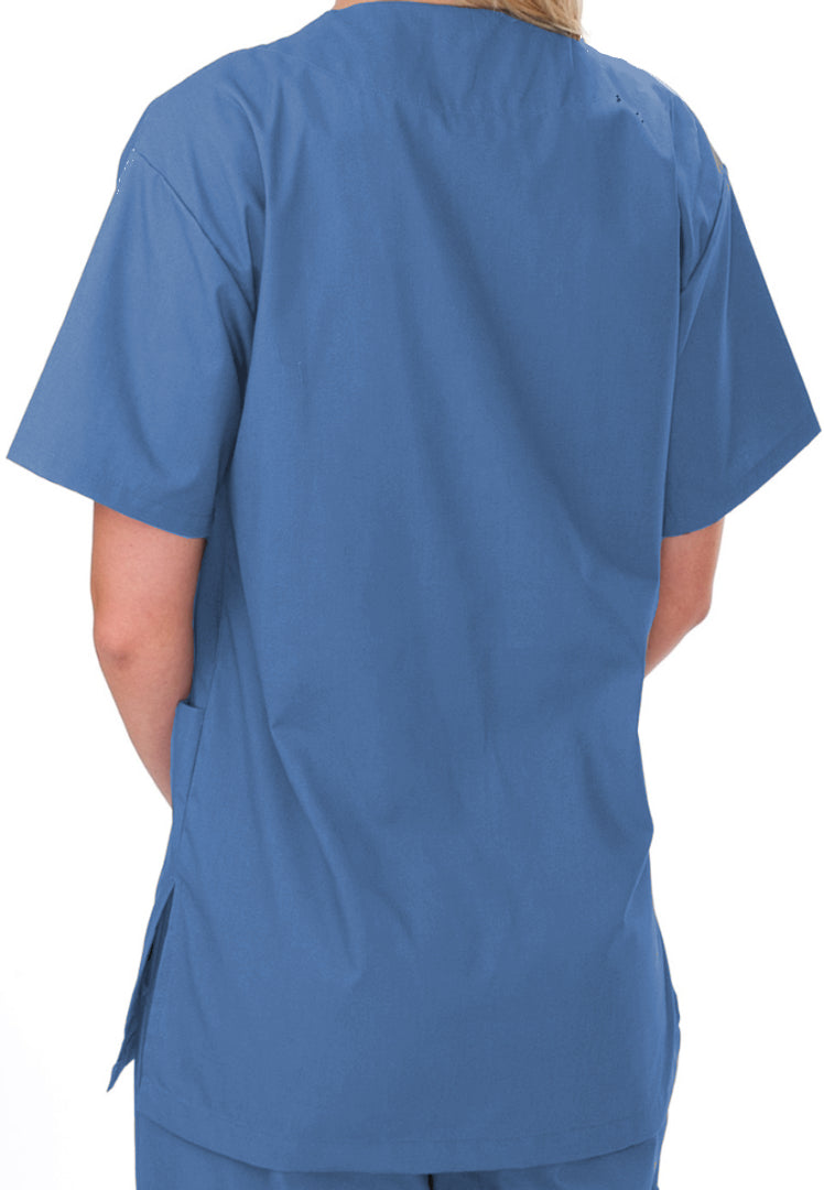 Professional Choice Uniforms - 221 Unisex V-Neck Scrub Top - Postman Blue