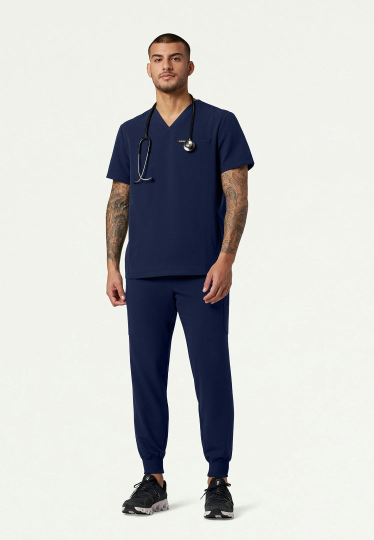 Osmo 8-Pocket Scrub Jogger - Midnight Navy