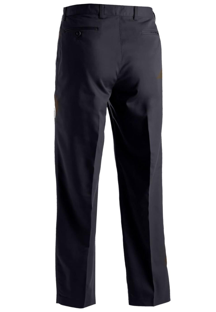 Edwards Garment Men's Microfiber Flat Front Pant - Navy