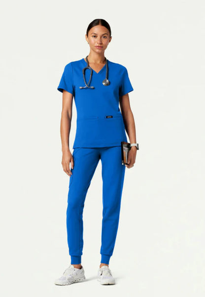 Cesi Slim UltraSOFT Scrub Top - Royal Blue