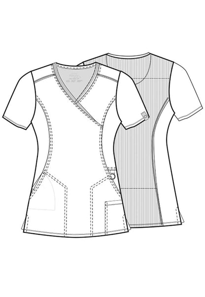 Blusa médica cruzada Cherokee - Azul marino