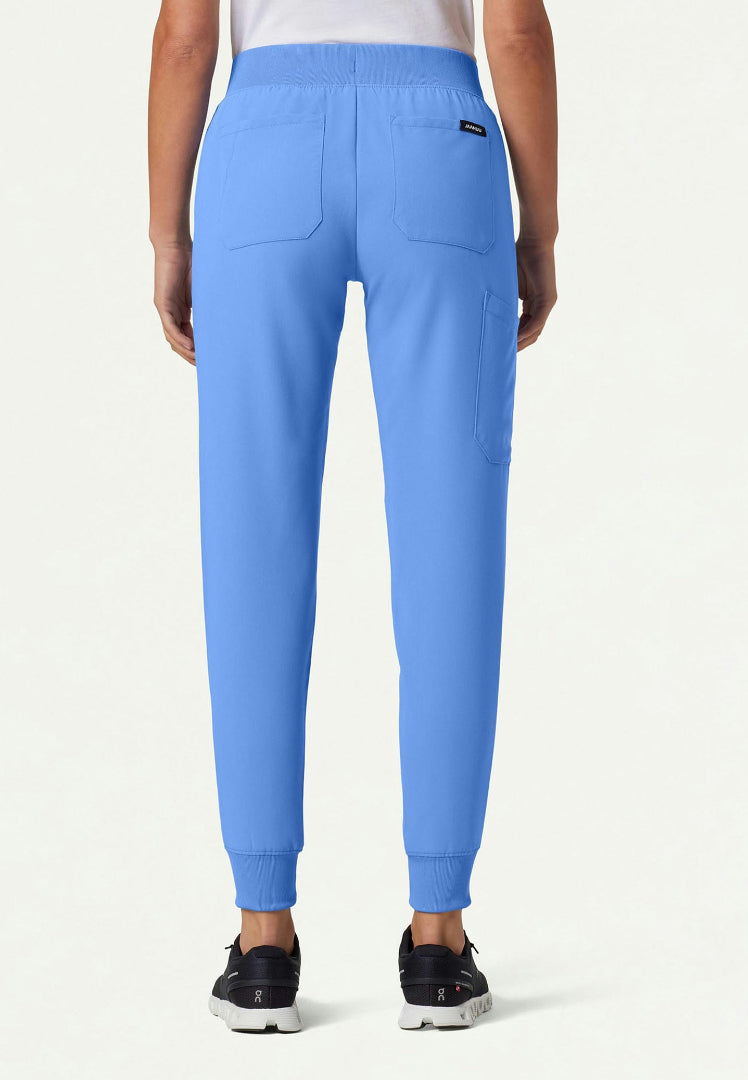 Jogger médico Silex Slim Knit-Waist - Azul cielo