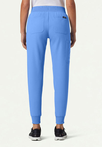 Jogger médico Silex Slim Knit-Waist - Azul cielo