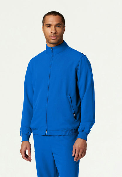 Wolfe Everyday 6-Pocket Scrub Jacket - Royal Blue