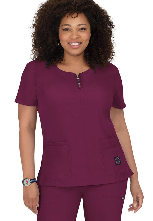 Koi Lite Serenity Top - Wine