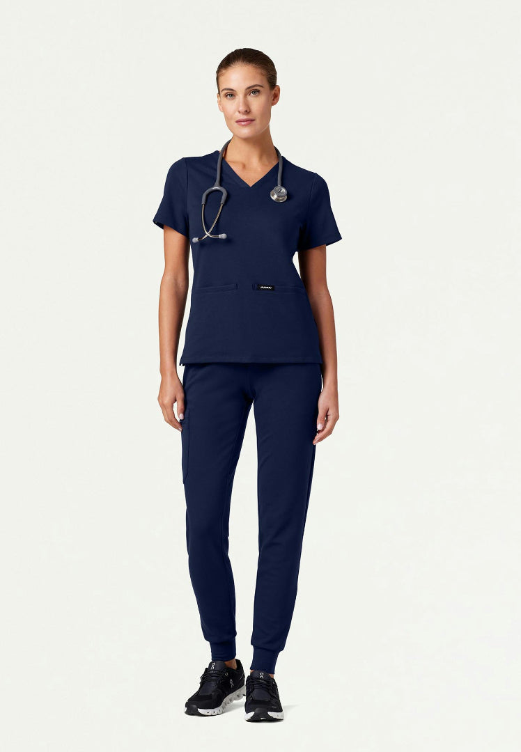 Cesi Slim UltraSOFT Scrub Top - Midnight Navy