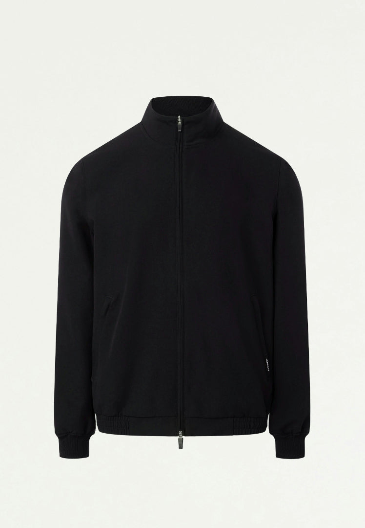 Wolfe Everyday 6-Pocket Scrub Jacket - Black