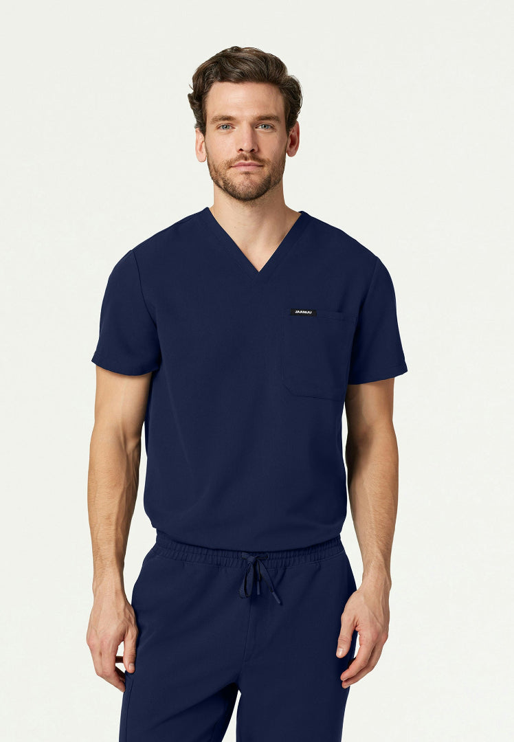 Holmes Everyday 1-Pocket Scrub Top - Midnight Navy