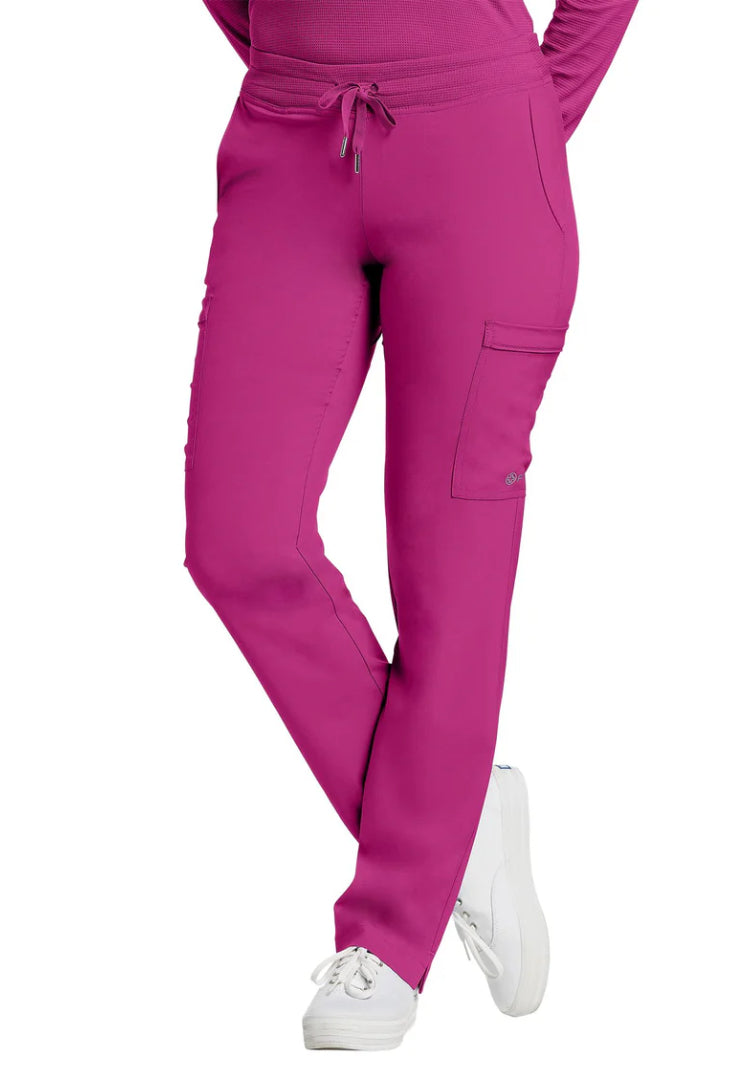 White Cross FIT Women's Cargo Scrub Pant - Fuchsia