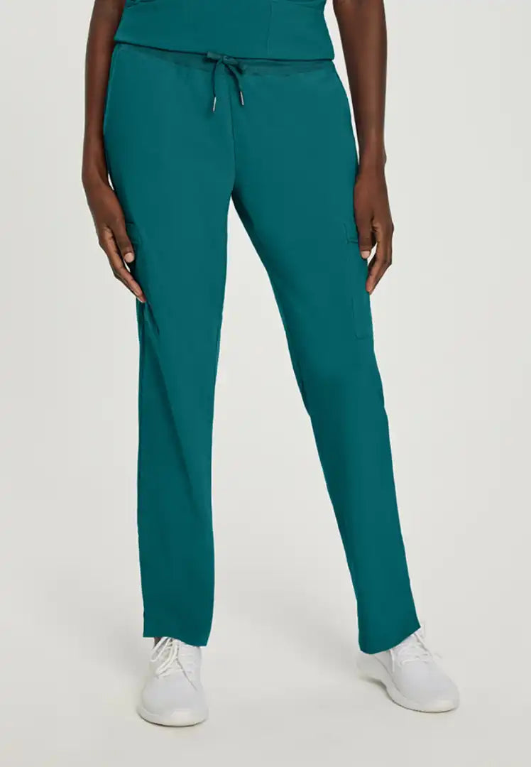 White Cross FIT Women's Cargo Scrub Pant - Caribbean - The Uniform Store