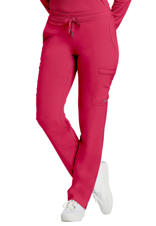 White Cross FIT Women's Cargo Scrub Pant - Flamingo