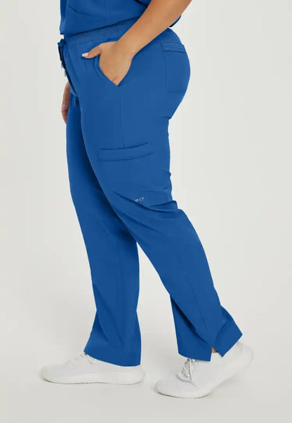 White Cross FIT Women's Cargo Scrub Pant - Royal - The Uniform Store