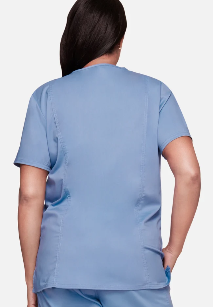 Cherokee Workwear Revolution 620 V-Neck Scrub Top - Ciel Blue