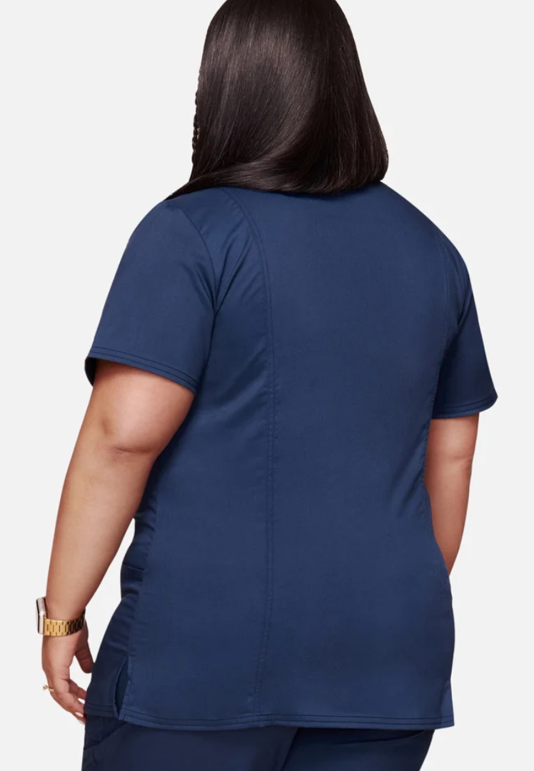 Cherokee Workwear Revolution 620 V-Neck Scrub Top - Navy