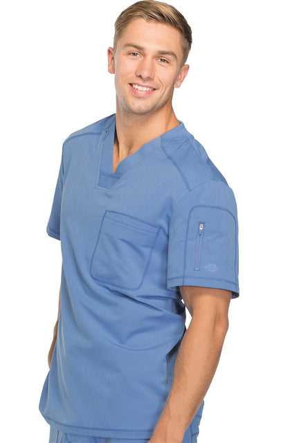 Dickies Dynamix Men's V-Neck Scrub Top - The Uniform Store