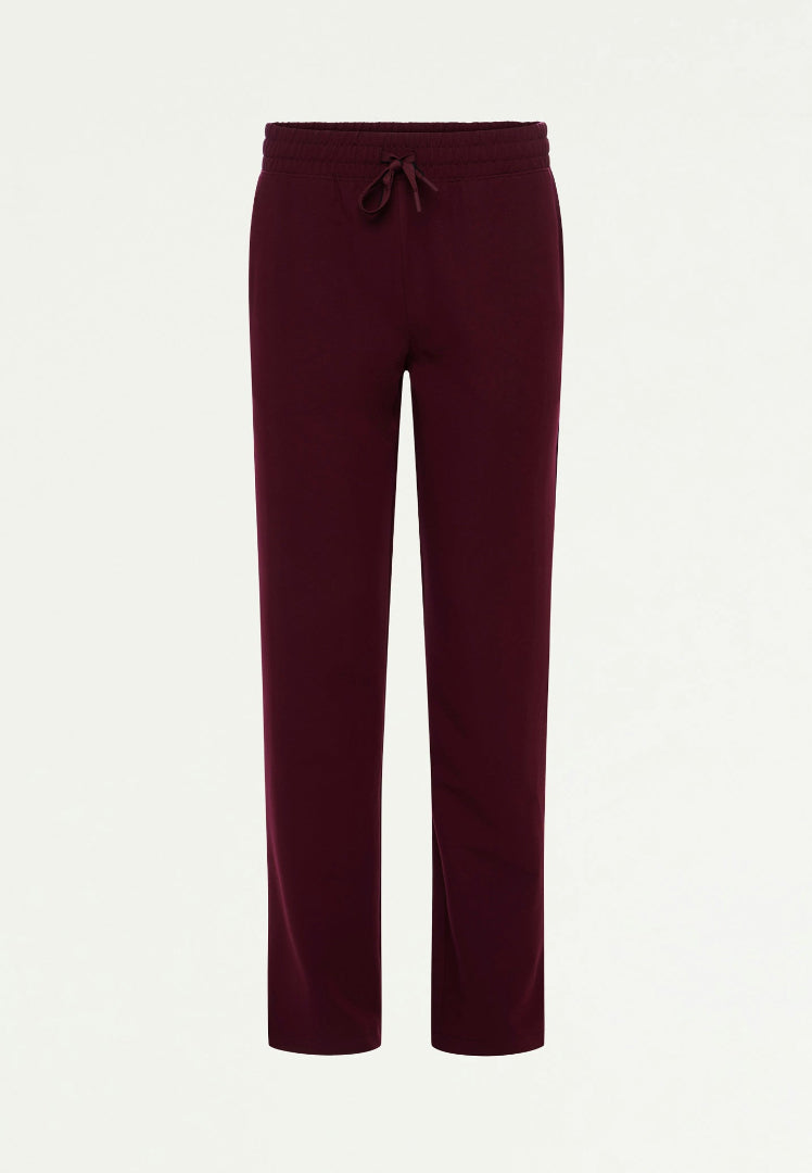 Pantalón médico de cintura alta Kerr 365 - Borgoña