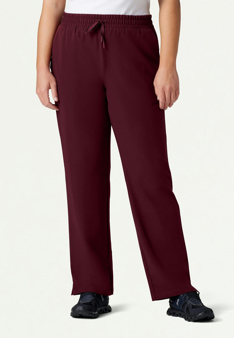 Pantalón médico de cintura alta Kerr 365 - Borgoña