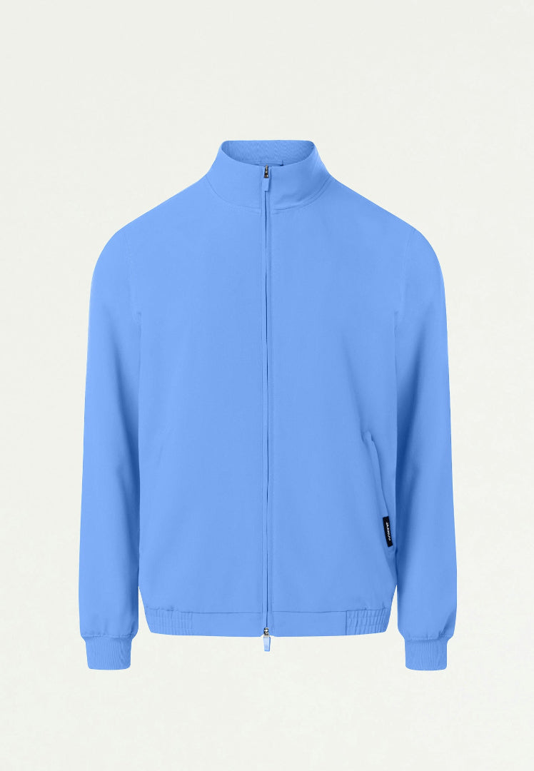 Wolfe Everyday 6-Pocket Scrub Jacket - Ciel Blue
