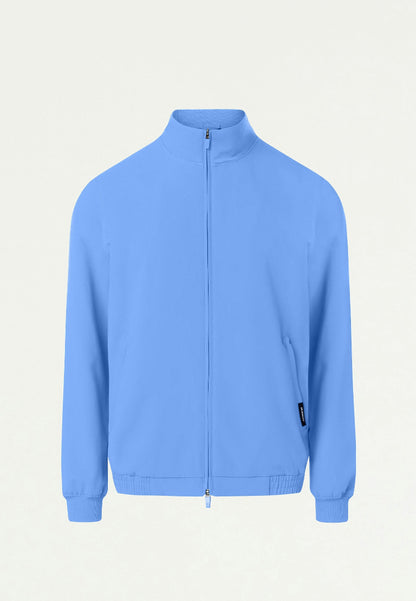 Wolfe Everyday 6-Pocket Scrub Jacket - Ciel Blue