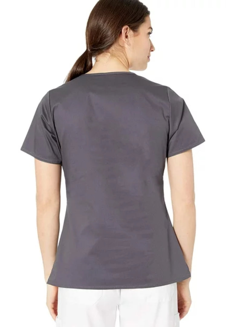 Dickies GenFlex Womens Mock Wrap Scrub Top