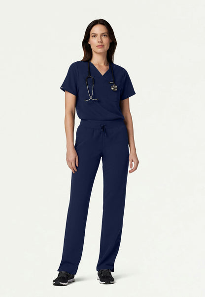 Pantalón médico Xenos Essential Knit-Waist - Azul marino medianoche