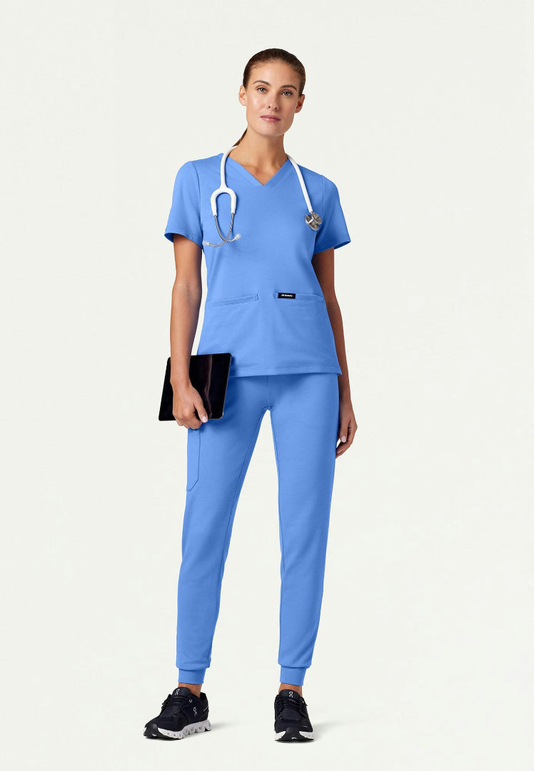 Blusa médica Cesi Slim UltraSOFT - Ciel Blue