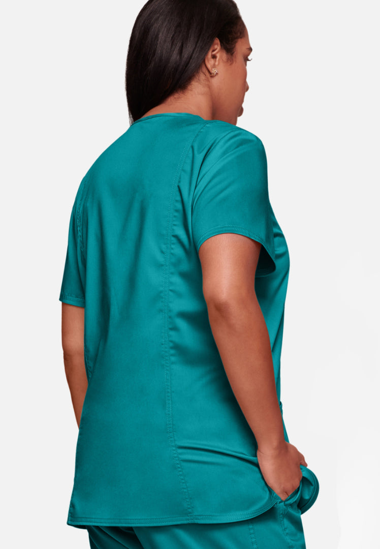 Cherokee Workwear Revolution 620 V-Neck Scrub Top - Teal