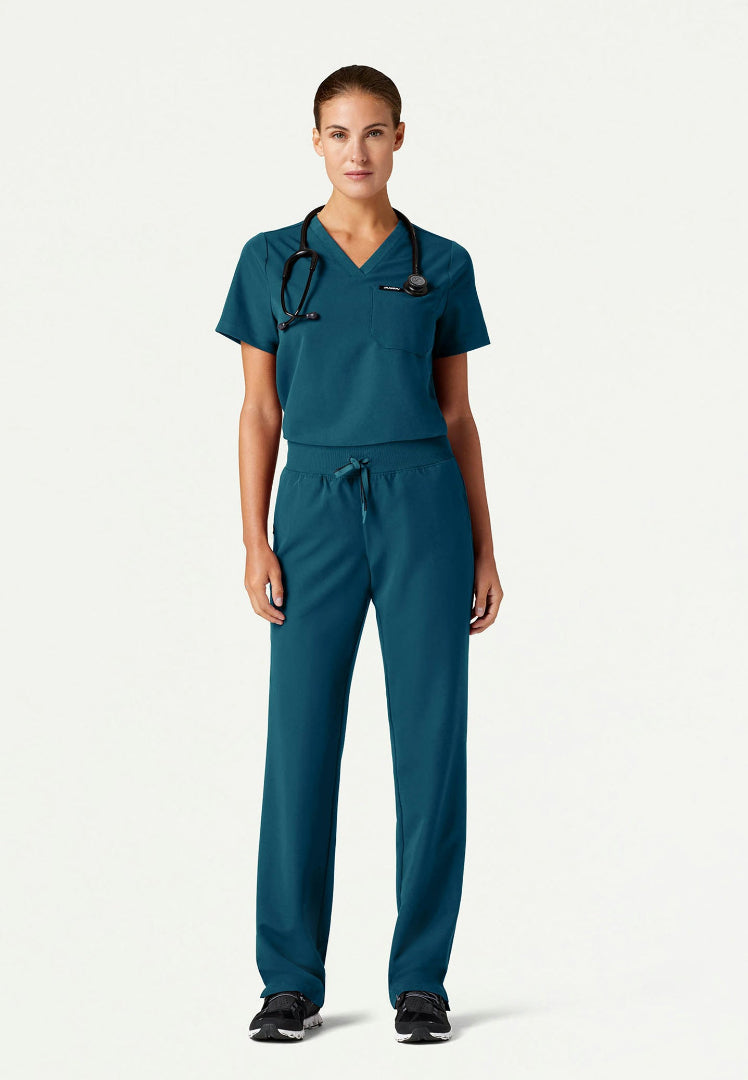 Pantalón médico Xenos Essential Knit-Waist - Azul Caribe