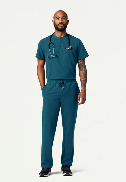Rhodes Everyday Straight-Leg Scrub Pant - Caribbean Blue