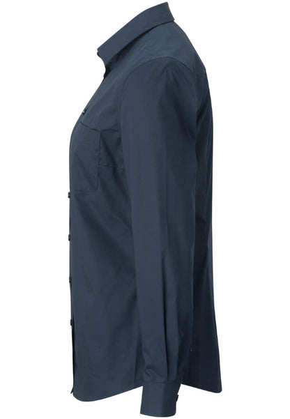 Edwards Comfort  Stretch Women's Long Sleeve Shirt - Navy